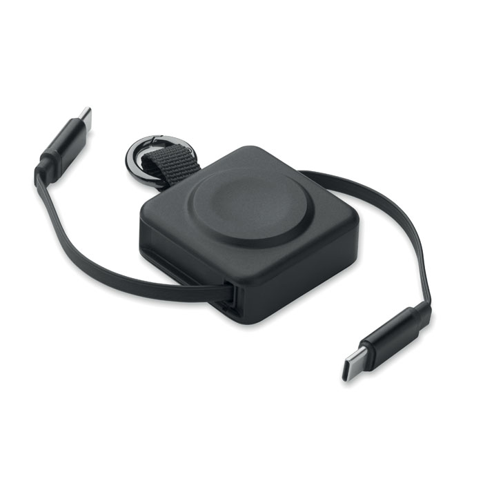 Tilbagetrækkelig 100W USB-C-kabel