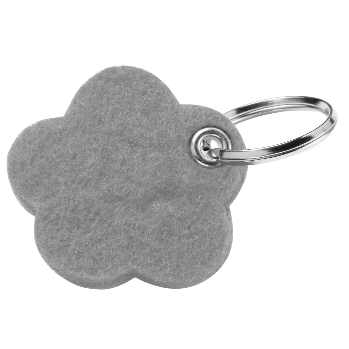 Filtet hjerte- eller blomsterformet nøglering vedhæng - Harald
