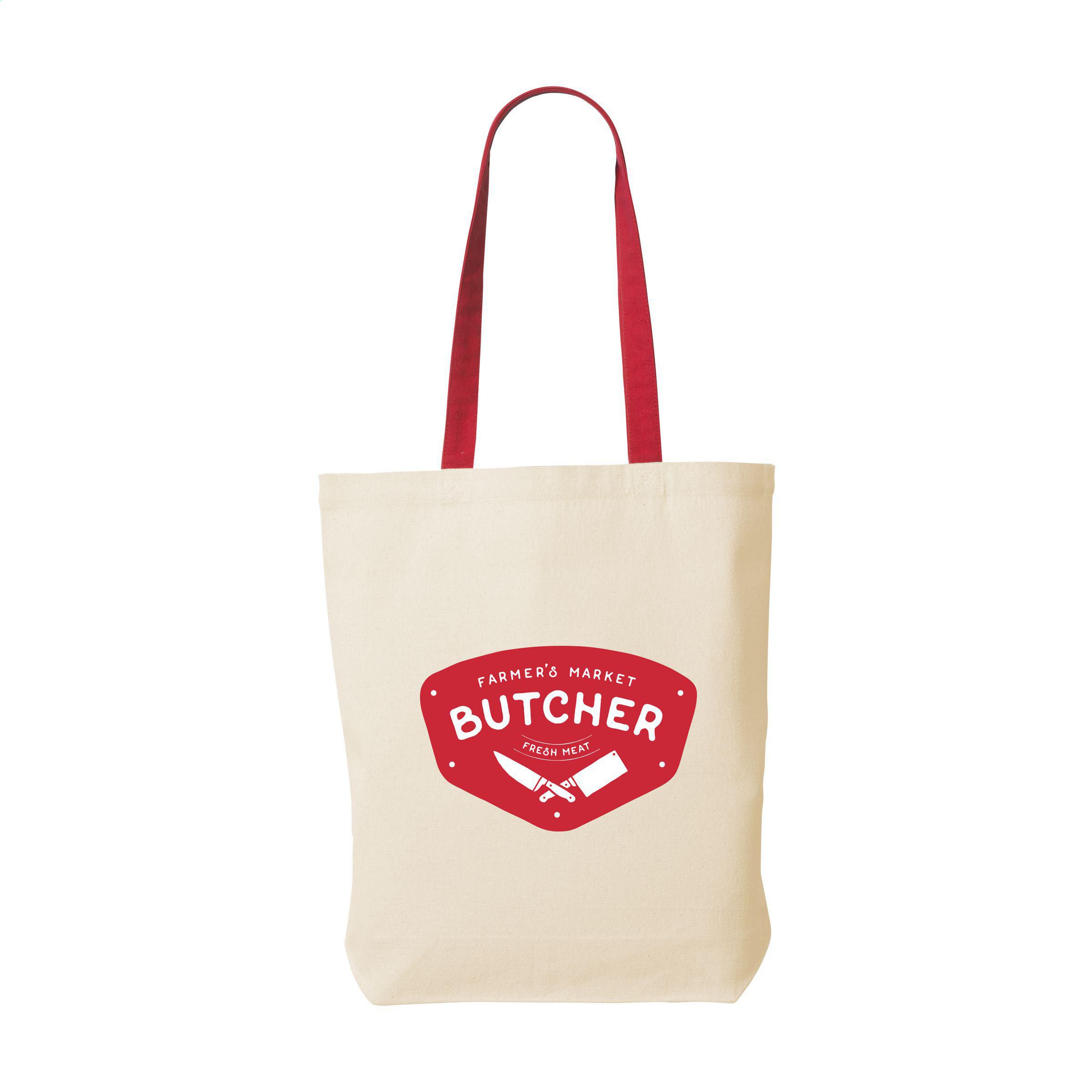 Farverig Indkøbstaske - Billie trykt med logo