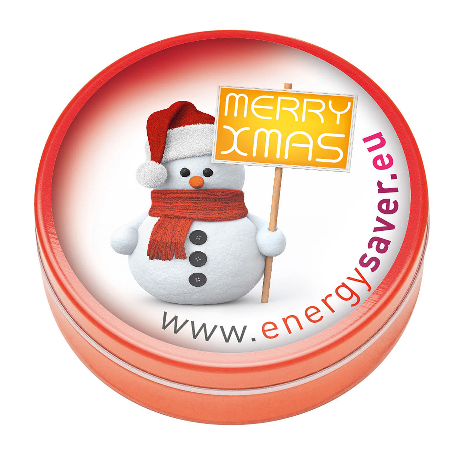 Runde tindåser med flerfarvede mintpastiller - Pandrup