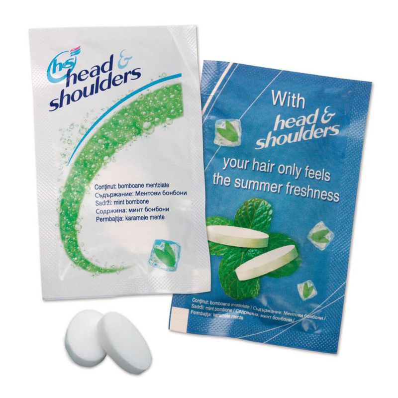 Duo pakke pebermynte med sukkerfri ovale mintpastiller - Skjern