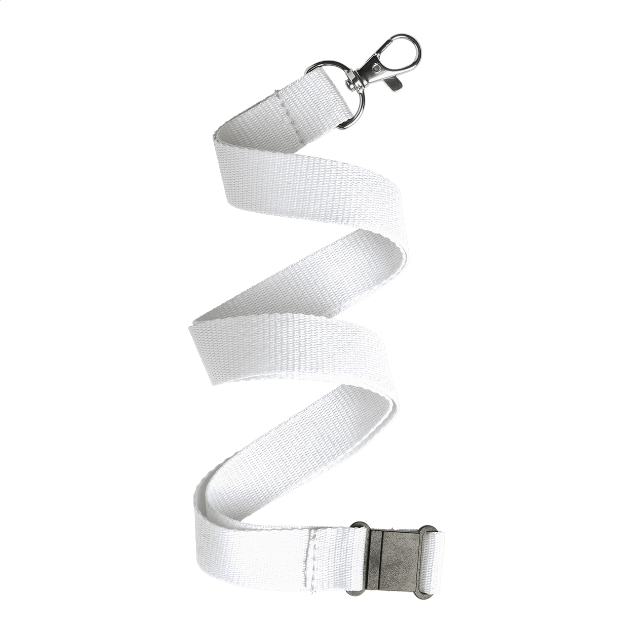 Savent lanyard i polyester med karabinhage og sikkerhedslås og logo
