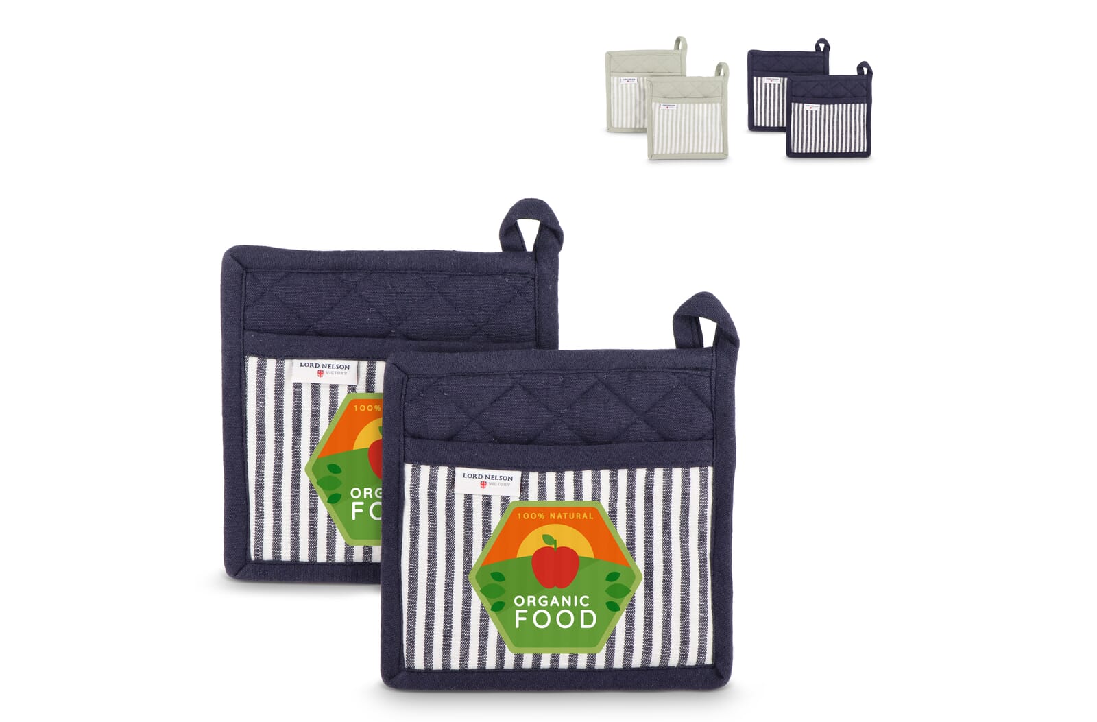 Sejrens Ovnhandskesæt 2 stk - Agnes trykt med logo