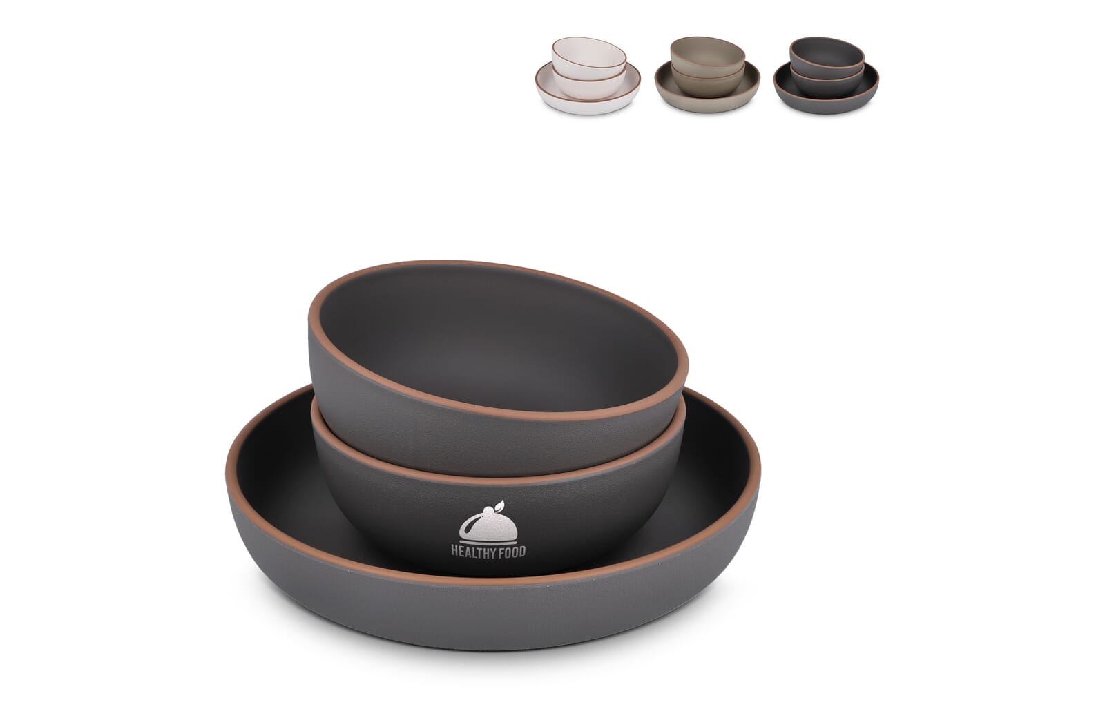 Mystik 3-delt serveringssæt - Christina trykt med logo