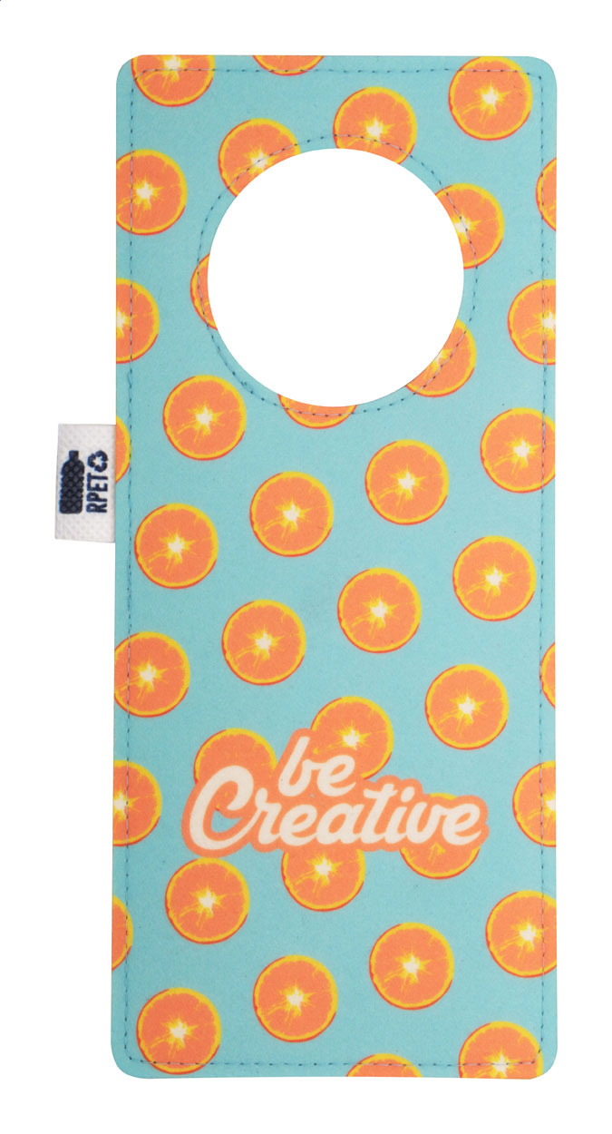 Skræddersynede Dørhængere i RPET-Filt - Emilie