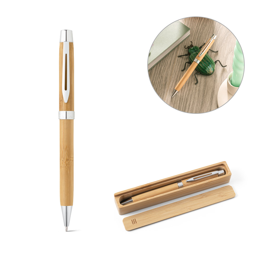 Bambus Kuglepen Twist - Asger