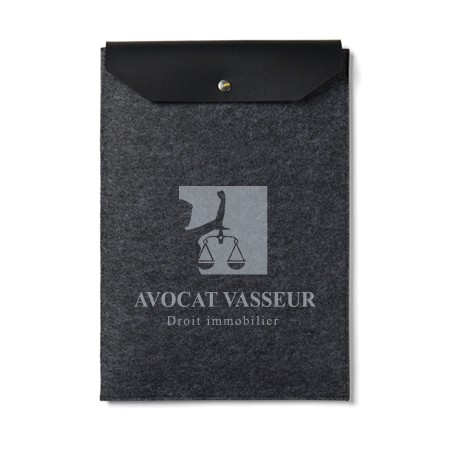 VINGA Albon GRS genanvendt filt 15" bærbar computer etui - Tårnby