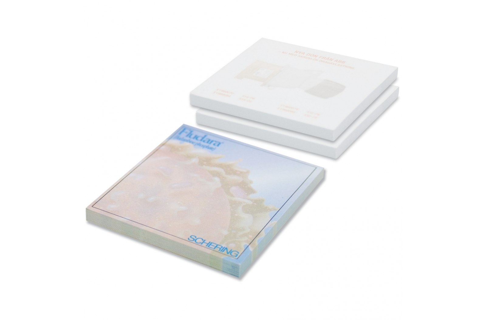 Fuldfarvet trykte klæbende noter - Ella