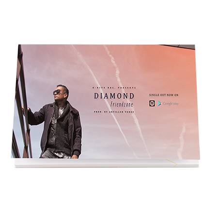 Beklædte Sticky Notes 105x75 mm, 100ark - Emil