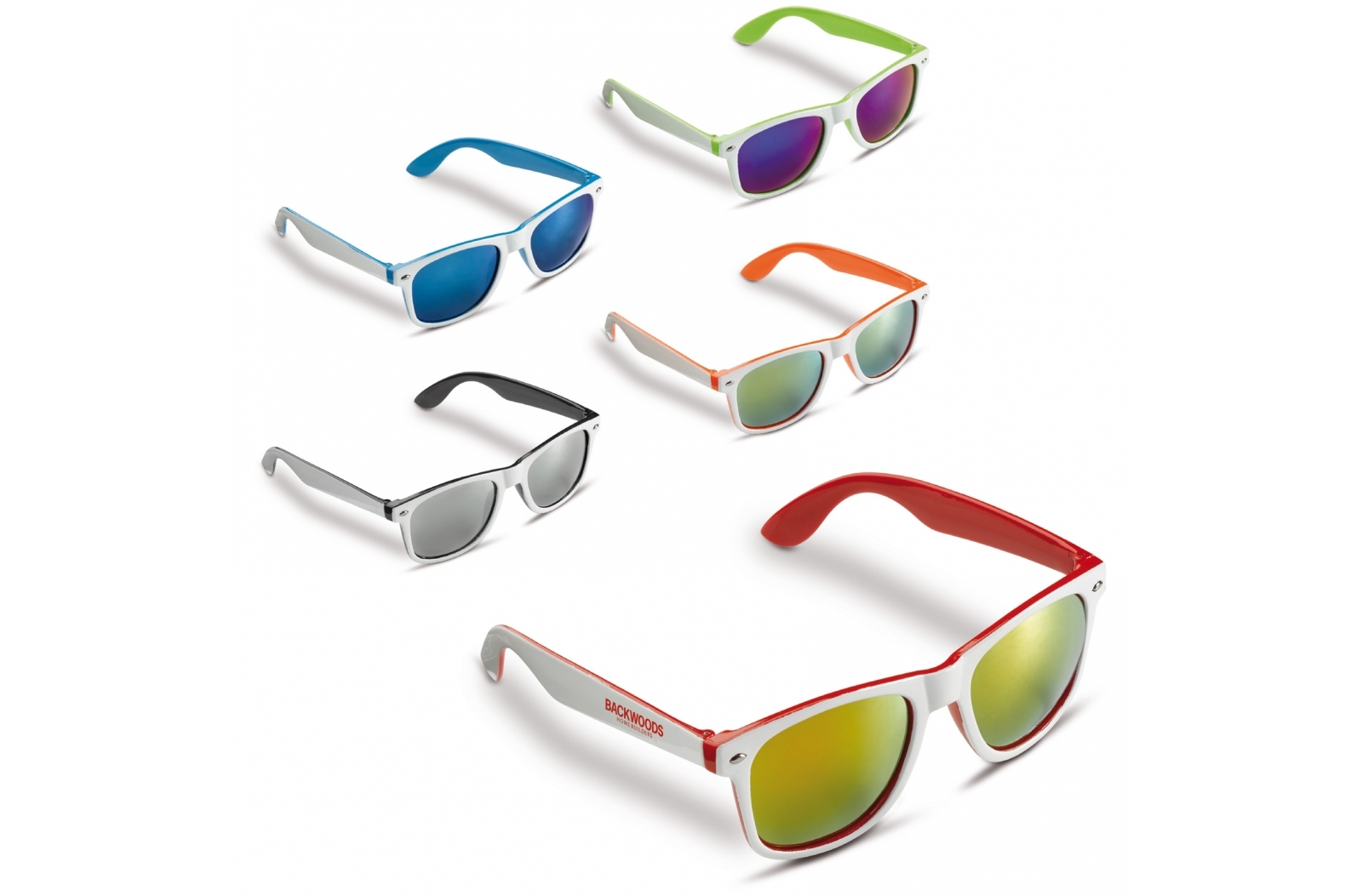 Trendy solbriller med tofarvet farveskema - Sara