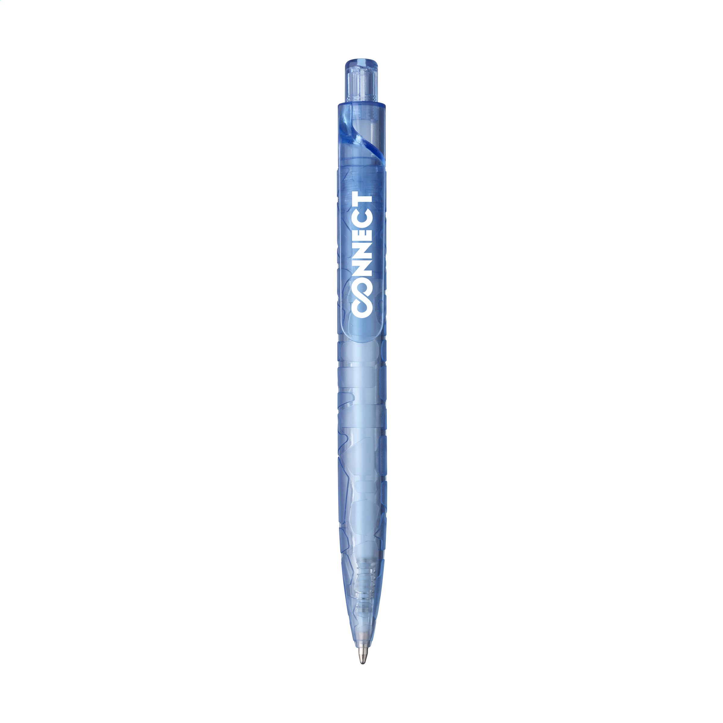 Blå blæk RPET-genbrugt kuglepen - Ry