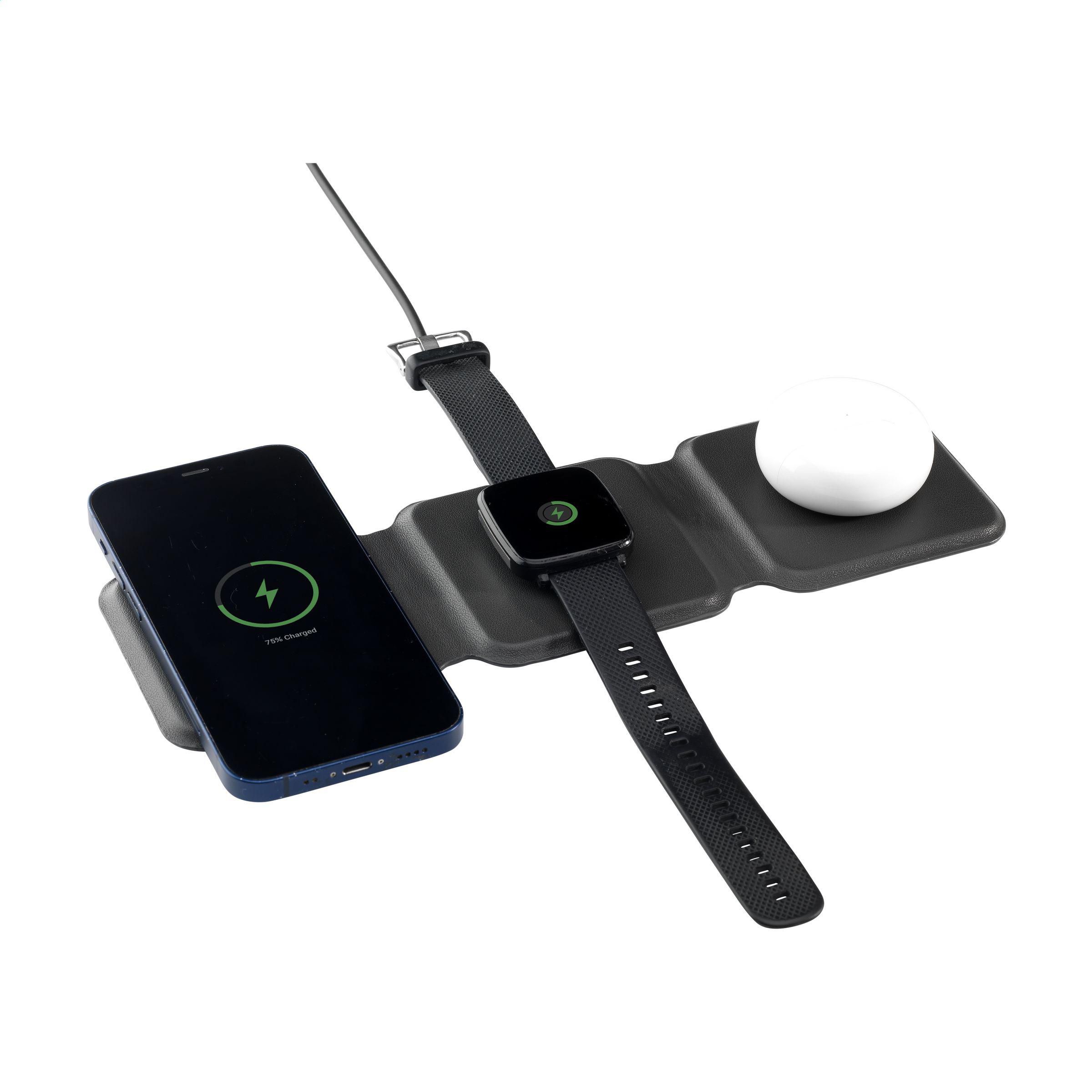 TriCharge RCS Trådløs oplader i genanvendt PU