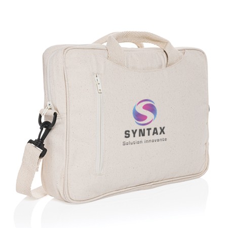 Bevidst Genbrugt Bomuld 15,4 tommer Laptop Taske - Næstved