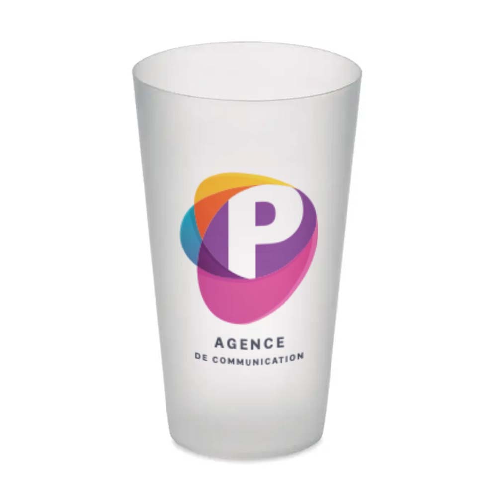 Genanvendelig Festival Kop med Frosted Finish 500ml - Bov
