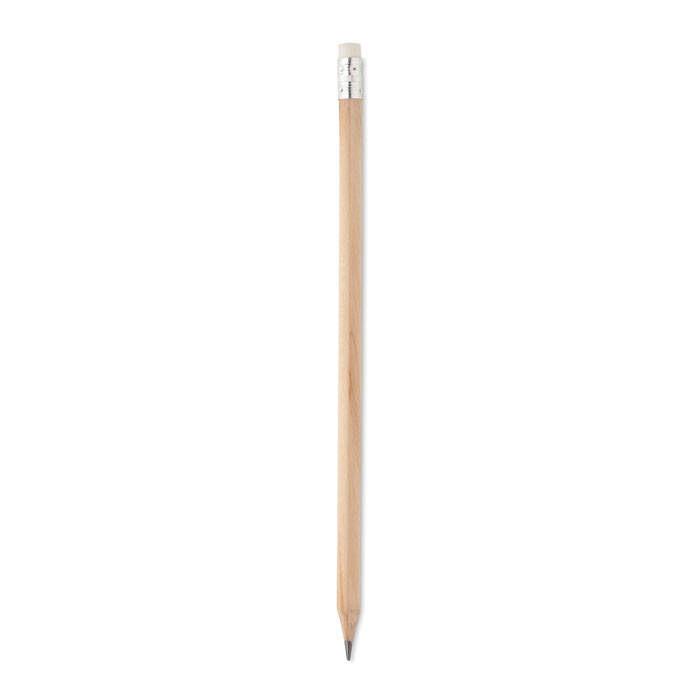 Naturlig blyant med viskelæder - Lea