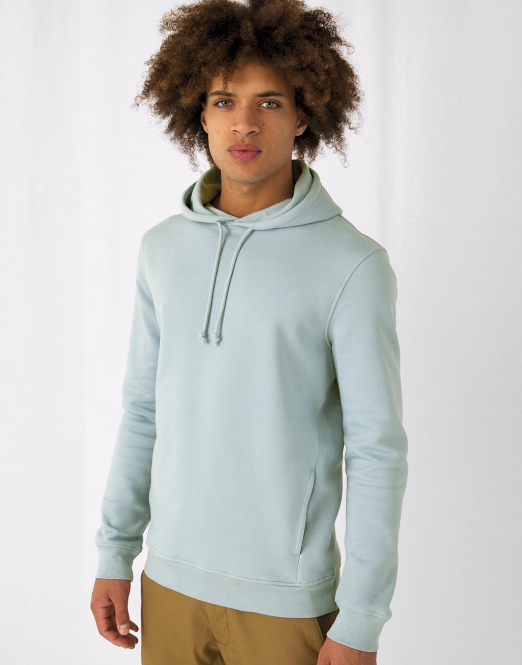 Unisex sweatshirt med hætte i økologisk bomuld og genanvendt polyester - Kjellerup