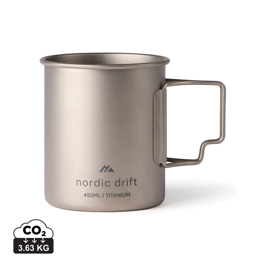Nordisk Eventyr Titanium Kop - Nyborg trykt med logo