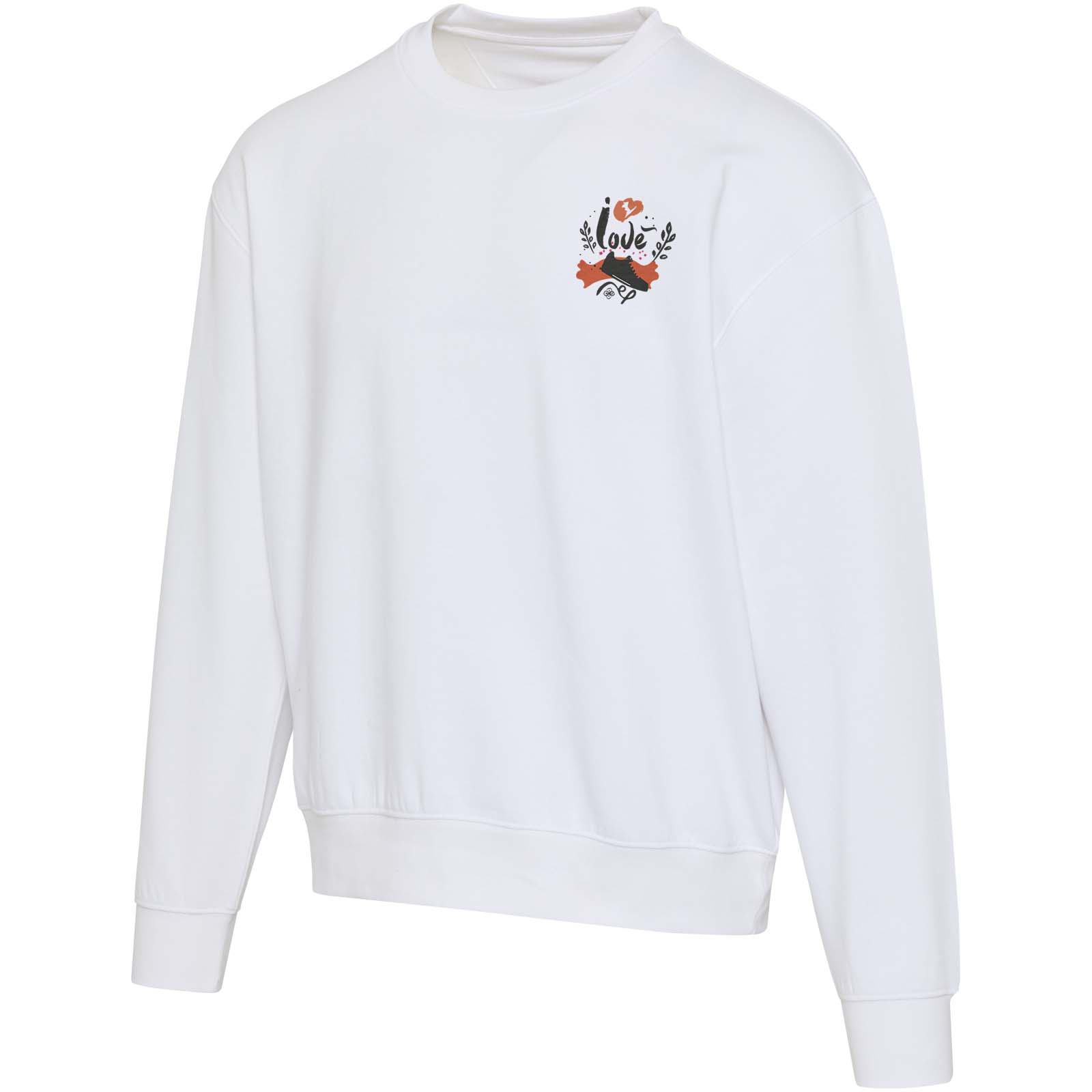 Boris 280 g/m2 unisex OCS økologisk oversized sweatshirt med rund hals