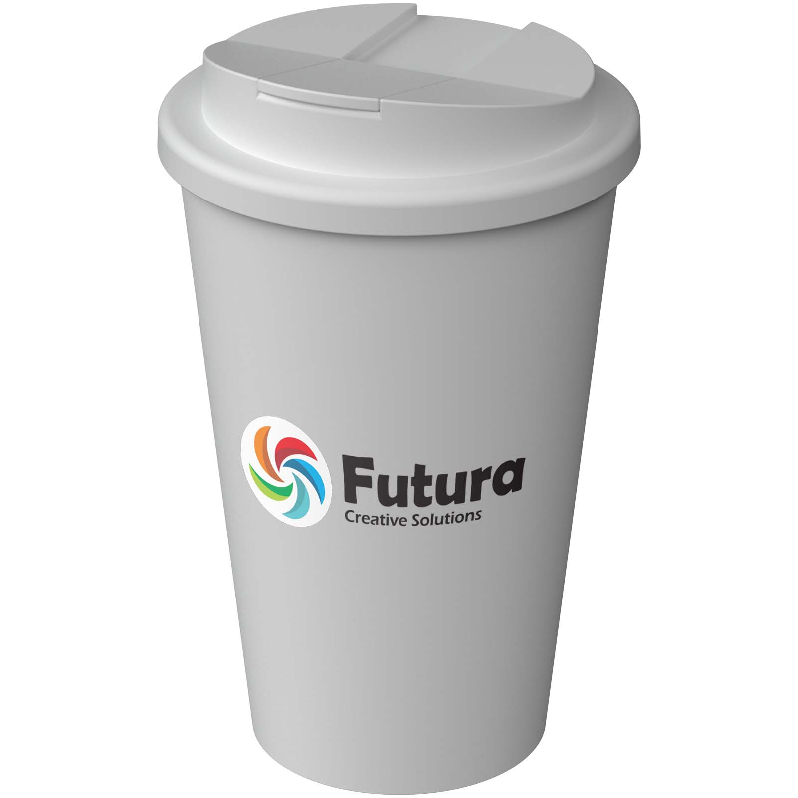 Americano® Infiniti isoleret krus 350 ml med spildsikkert låg og logo