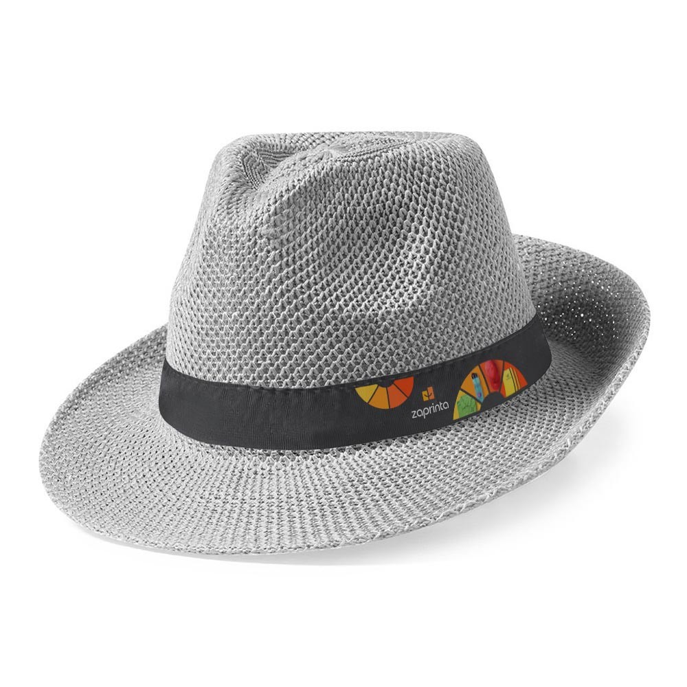 Sobert farvet syntetisk materialehat - Sarah