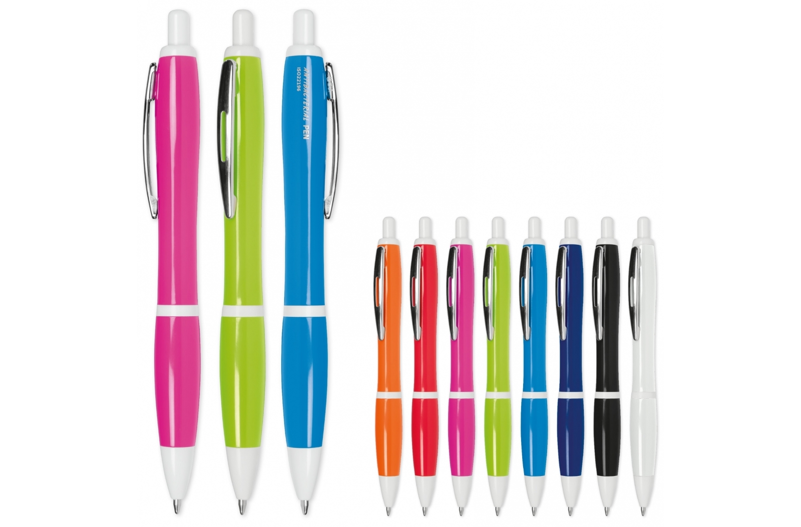 Anti-Bakteriel ABS Pen med Metalclips - Sydlangeland