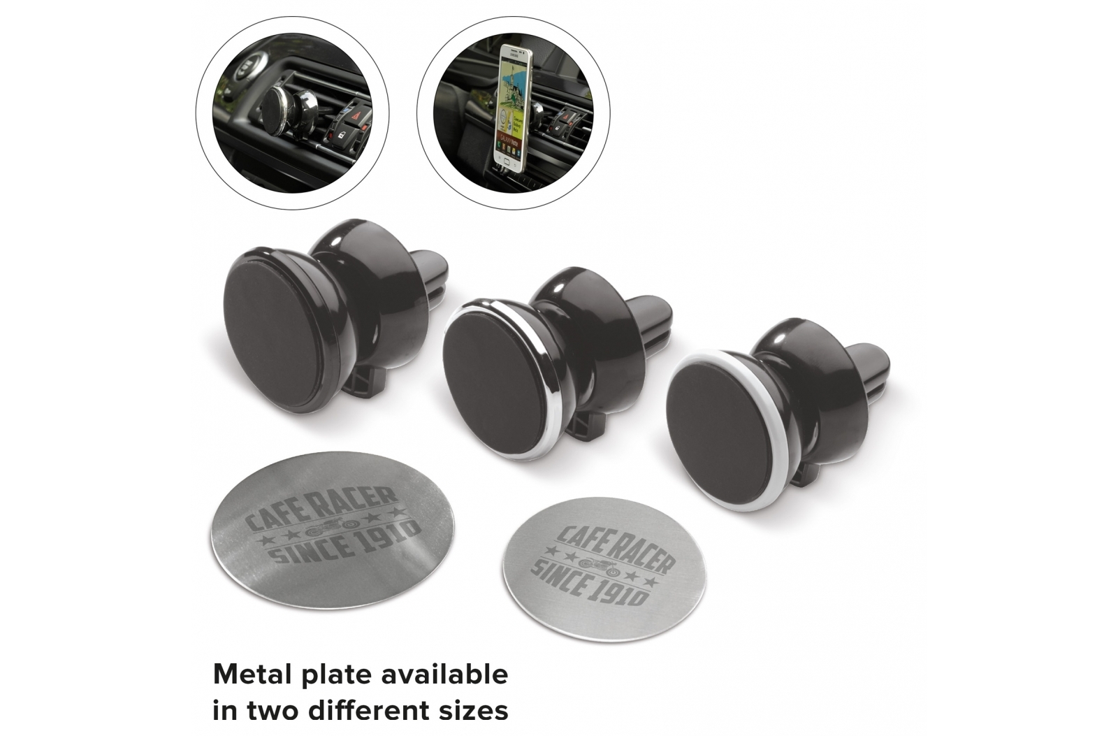 Magnetisk bilventil telefonholder - Nordborg