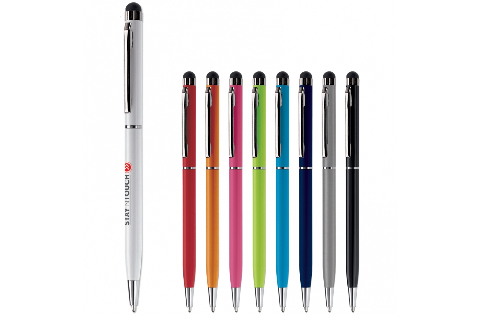 Aluminium Touchscreen Twist Pen - Mads