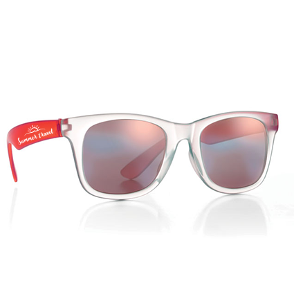 Farvede spejllinse solbriller med UV400-beskyttelse - Bornholm