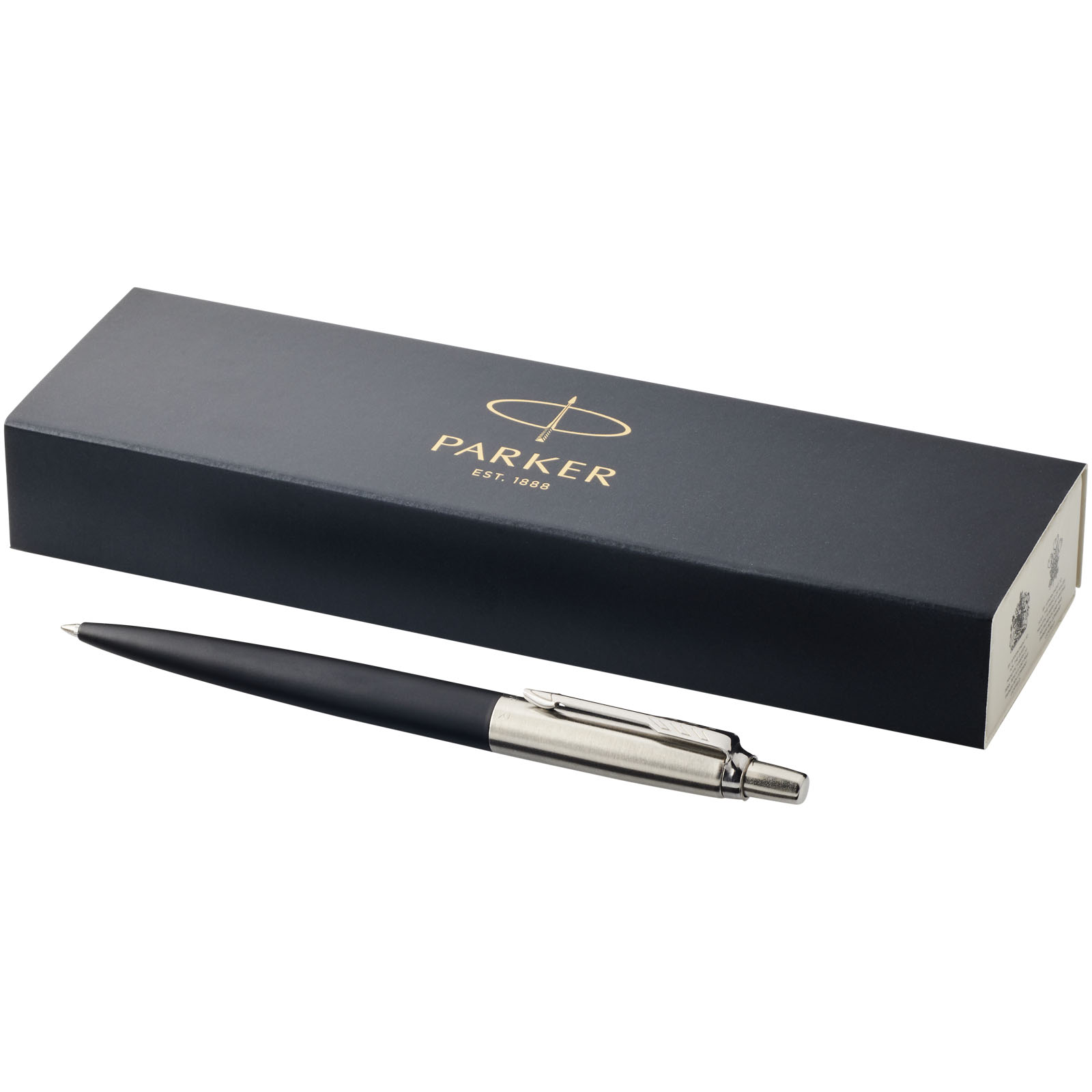 Parker Jotter Bondgade kuglepen (blæk i blå) - Sofie trykt reklameprodukt Parker Jotter Bondgade kuglepen (blæk i blå) - Sofie trykt med logo