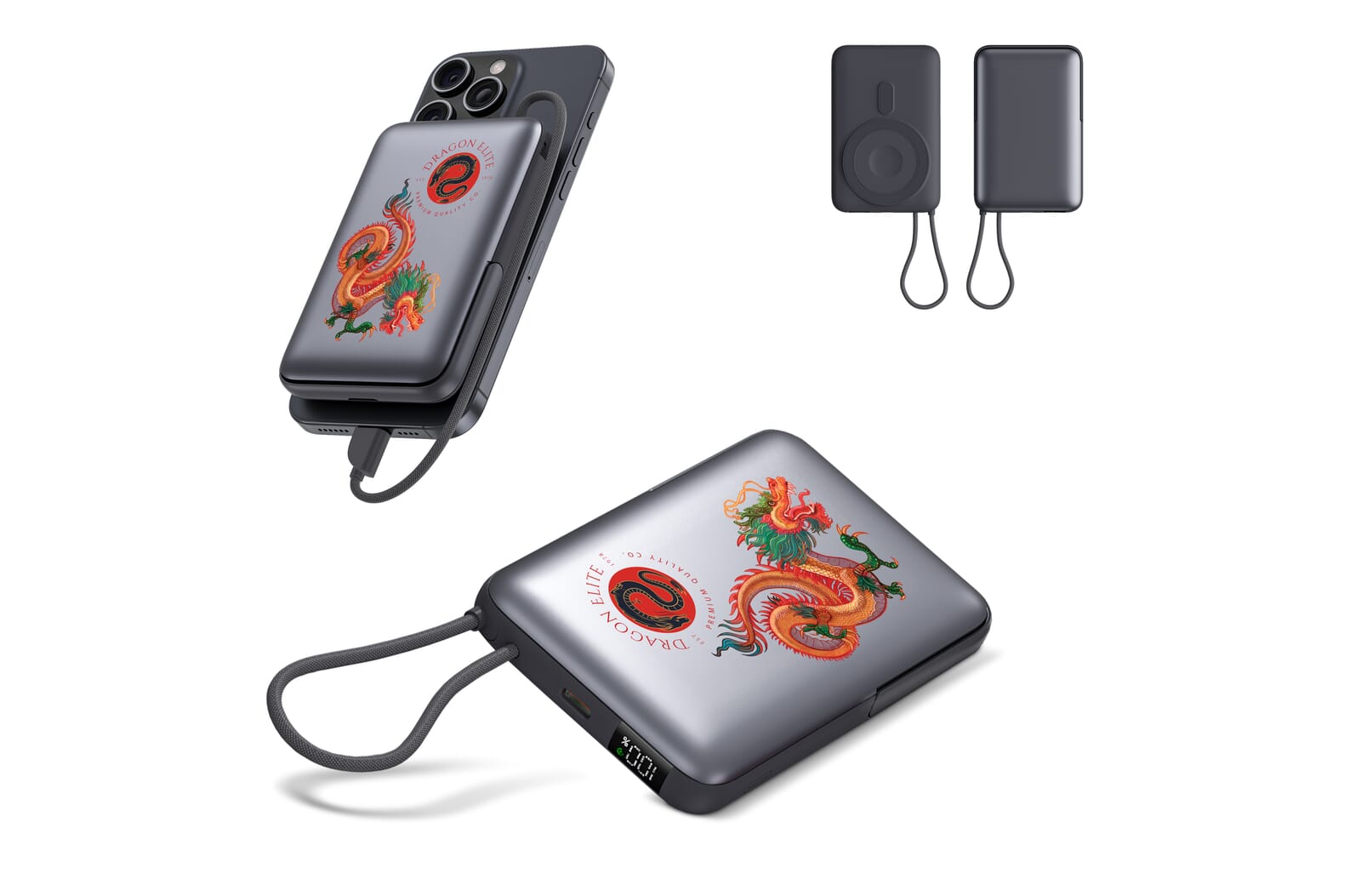 Ny Trådløs Powerbank Kompatibel med MagSafe og Apple Watch 10000 mAh