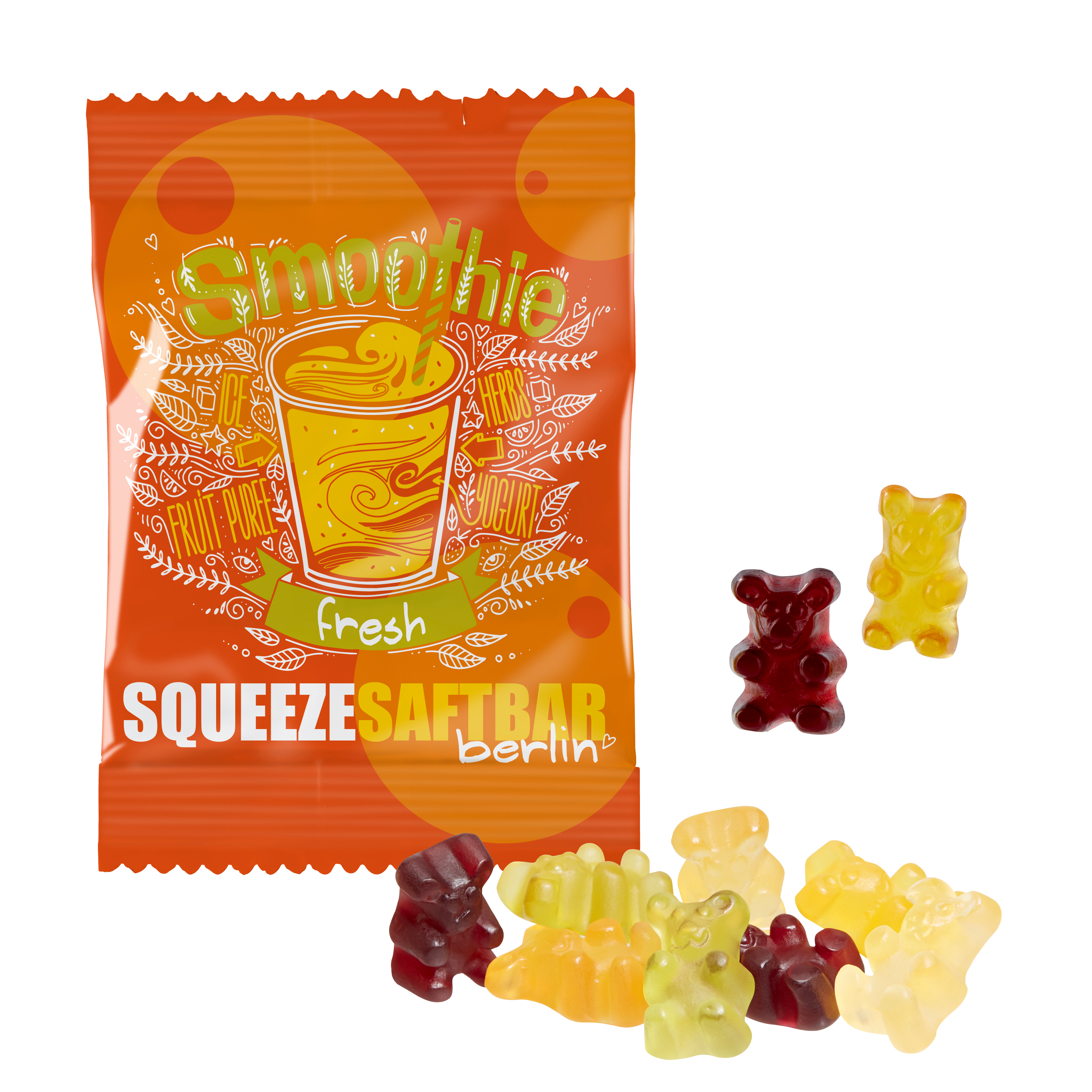 Frugtjuice Gummibjørne 10g - Slangerup3