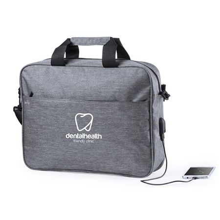 Urban Design RFID-sikker dokumenttaske med USB-forbindelse - Frederik