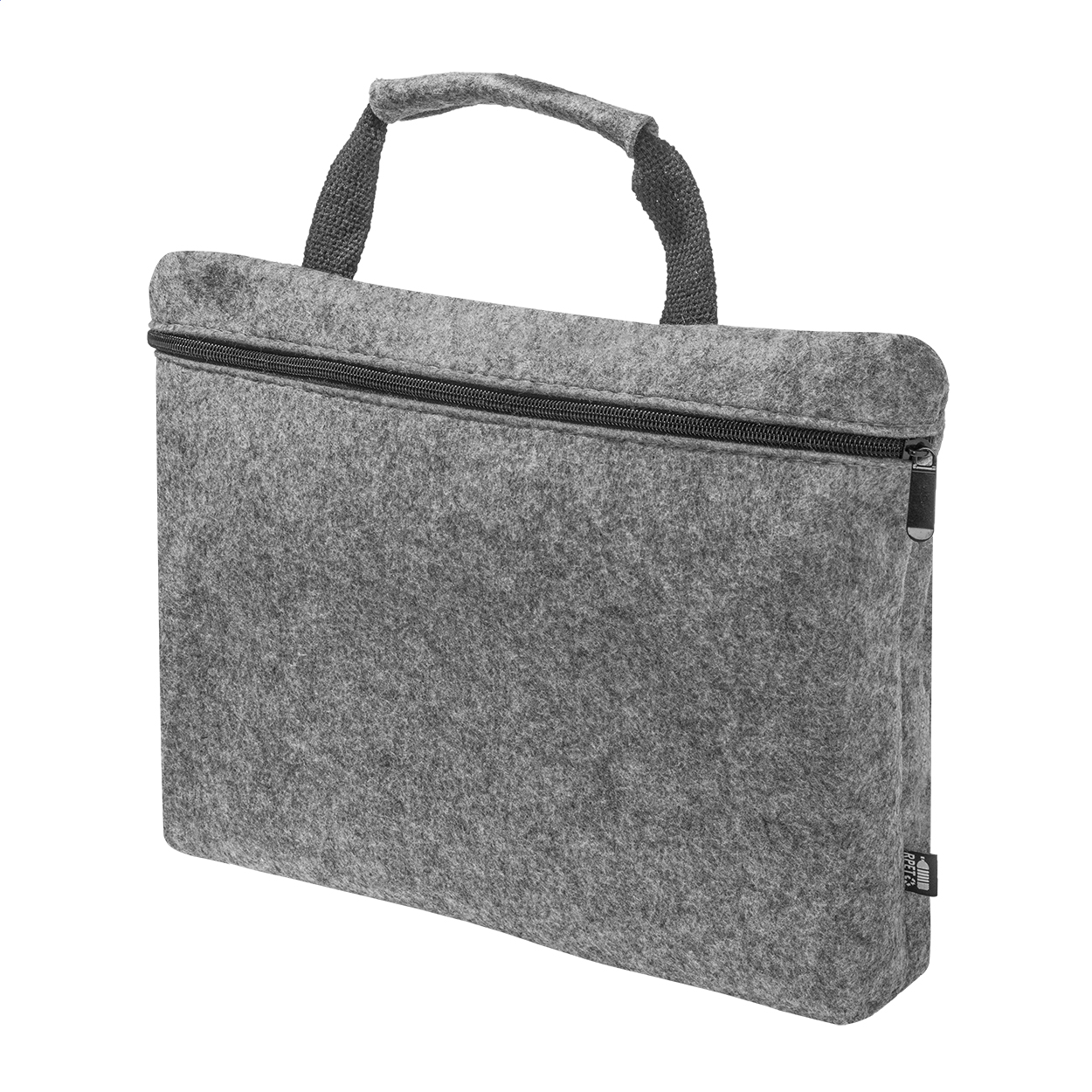 Refelt Laptop dokument- eller computertaske i RPET-filt op til 15" trykt med logo