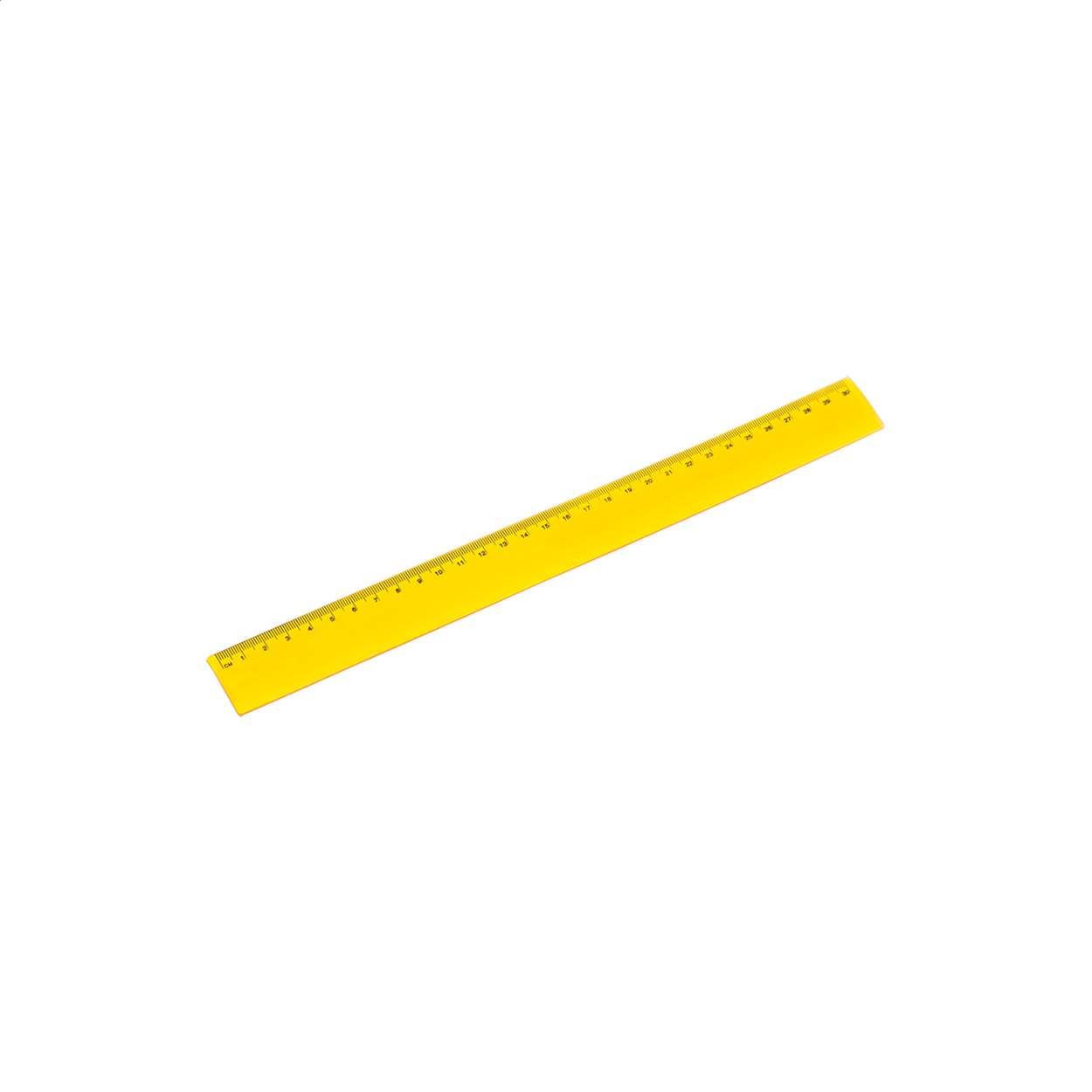 Fluxel fleksibel lineal i plast på 30 cm, trykt med jeres logo
