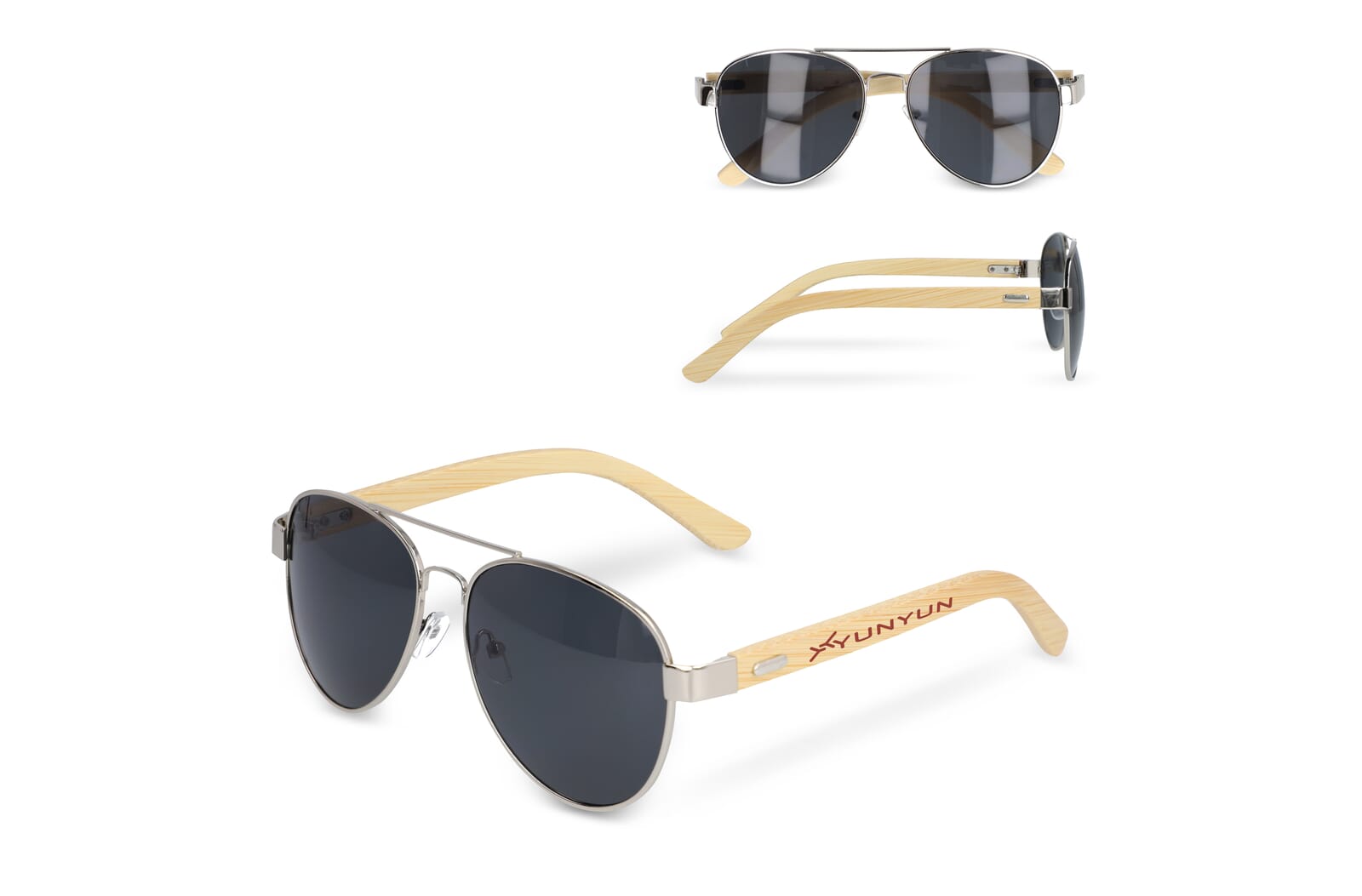 Bambus Aviator Solbriller - Benjamin