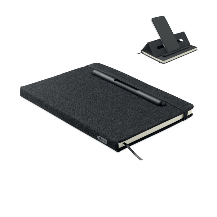 Notebook med telefonholder - Køge
