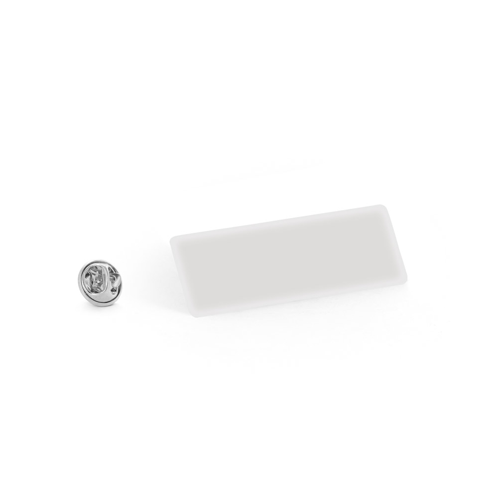 Doming 9 rektangulært fleksibelt doming-badge med jeres logo, 35 × 12 mm