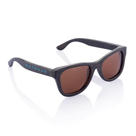 Håndlavet Bambus Ramme Polariseret Solbriller - Viola