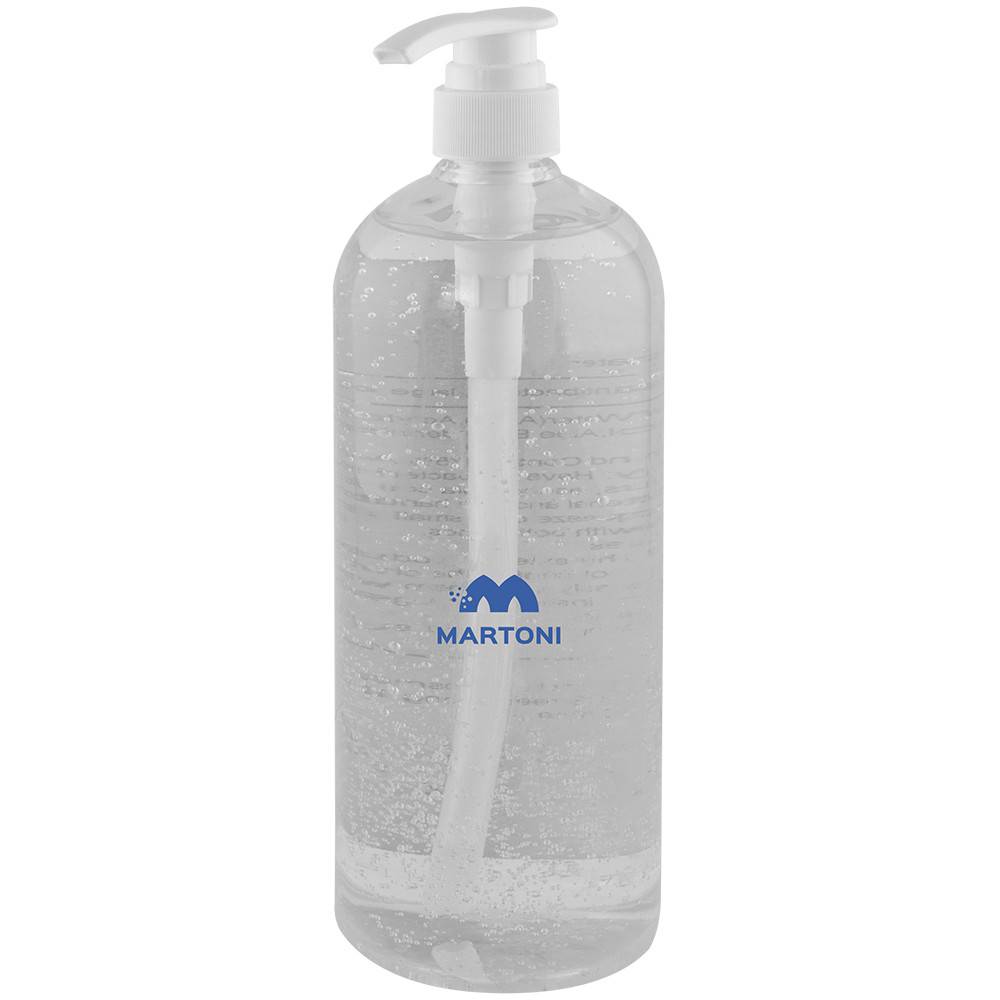 1000 ml hånddesinficerende gel med dispenser - Wilma
