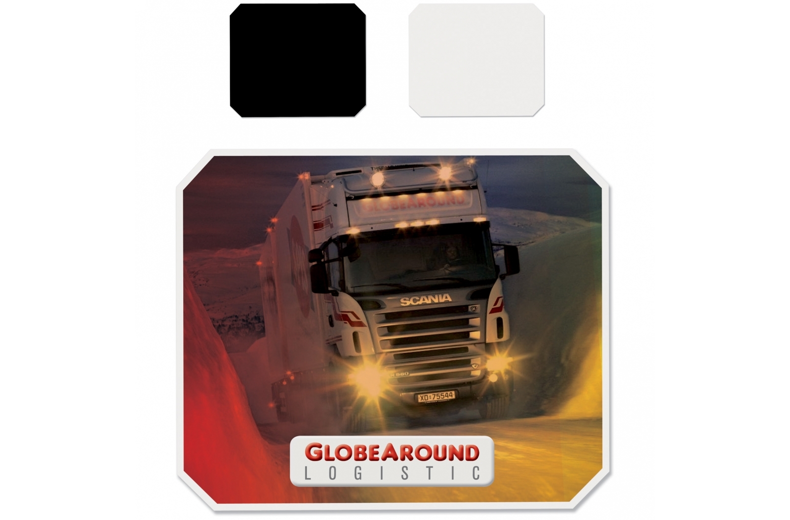 Rektangel Frosted Isskraber - Victoria