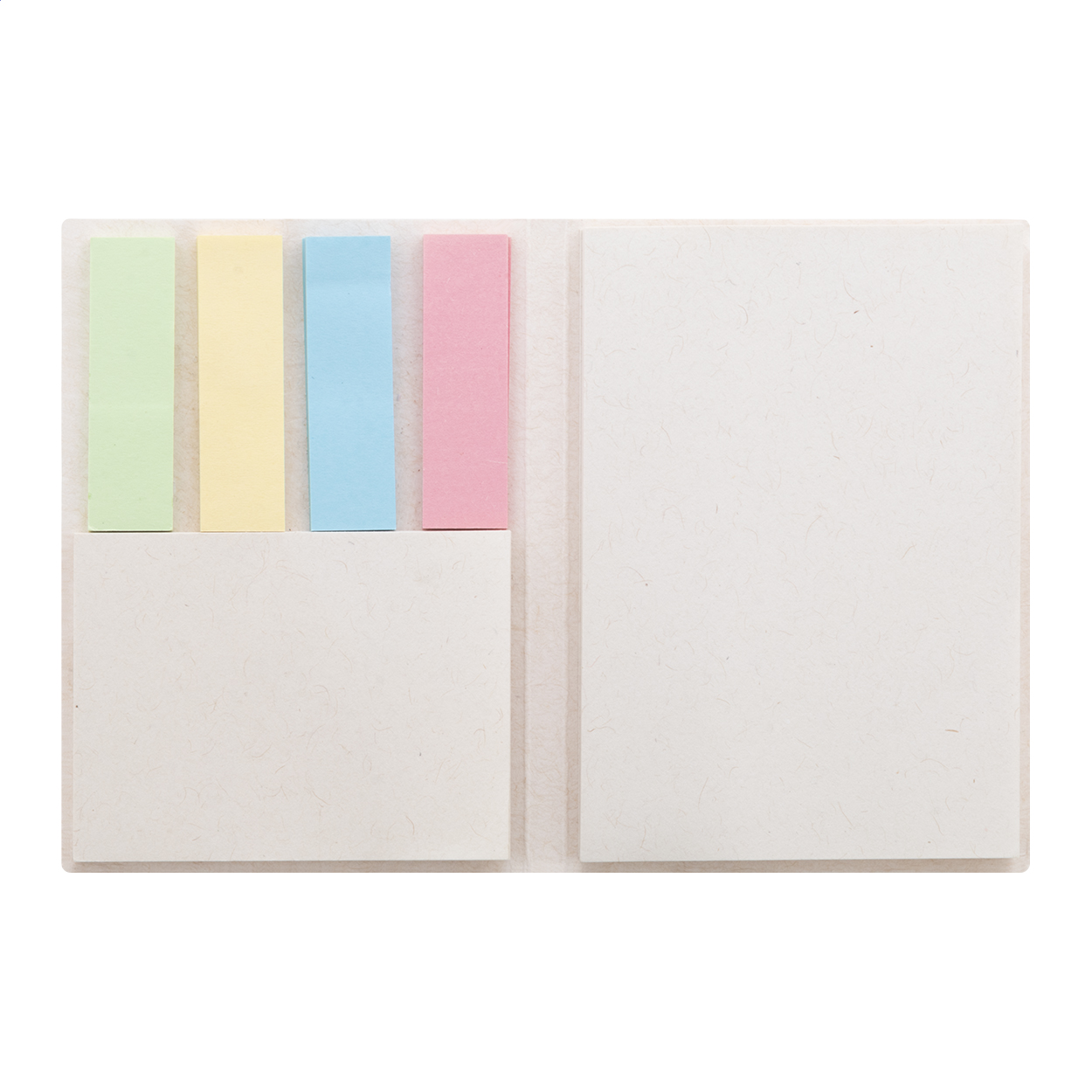 Relact Stick sticky notes i genbrugt mælkekarton med sidemarkører