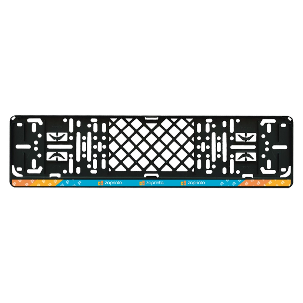 Support de plaque d'immatriculation personnalisé pour voiture avec coins à clipser - CAR11