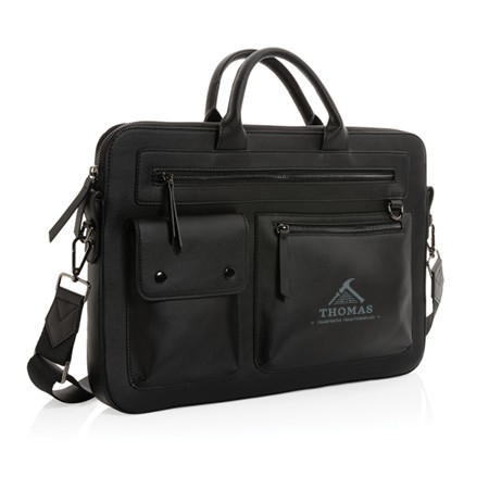 Swiss Peak GRS Genbrugs-PU Laptop Taske - Holte