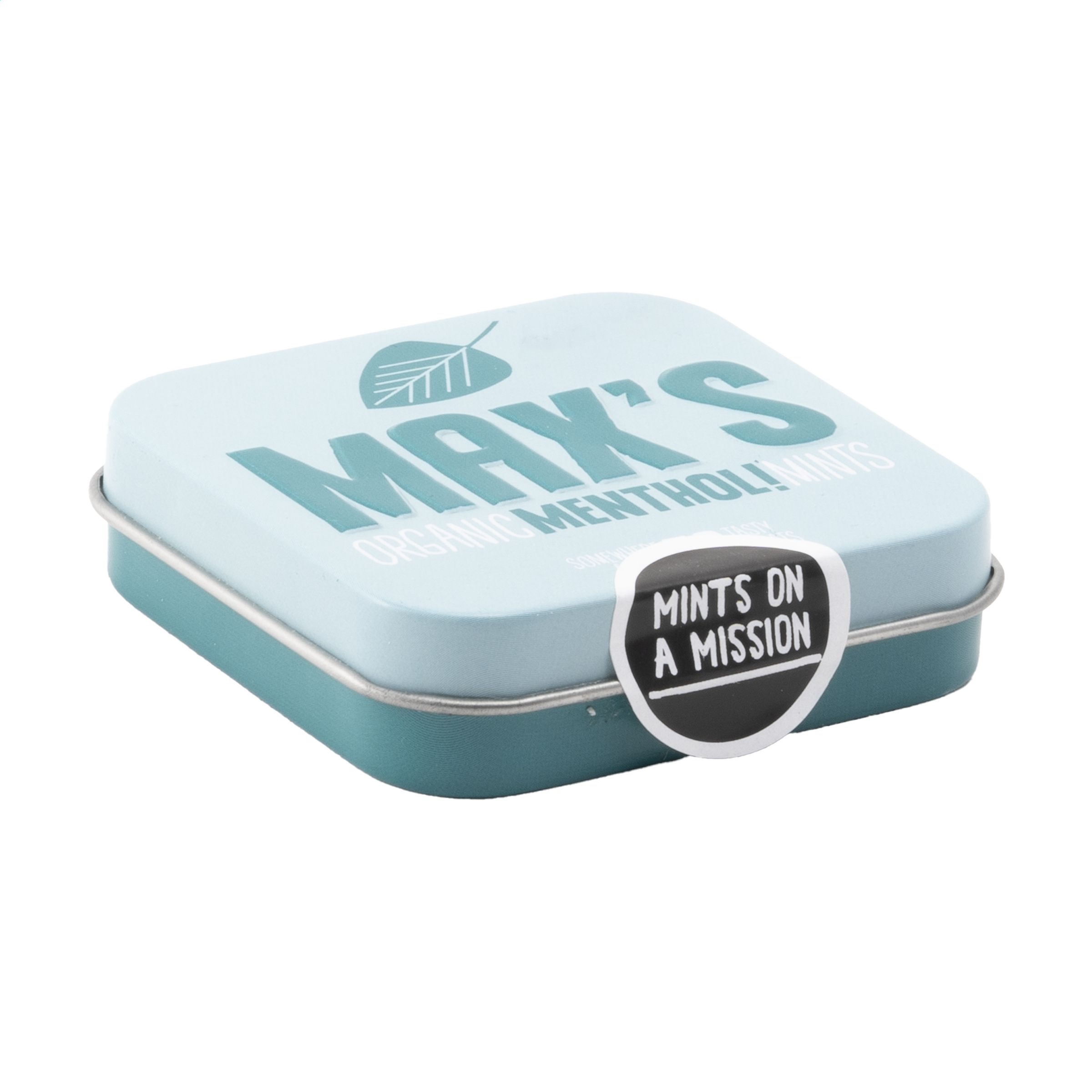Max's Mints Økologiske Menthol Bolcher i Genopfyldelig Aluminiumsdåse - Dora
