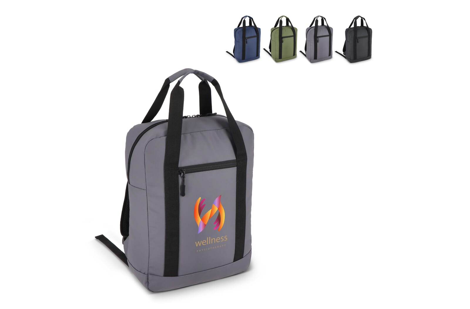 PU-belagt 600D genanvendt PET-rygsæk 27,5 x 12 x 37,5 cm 12 L