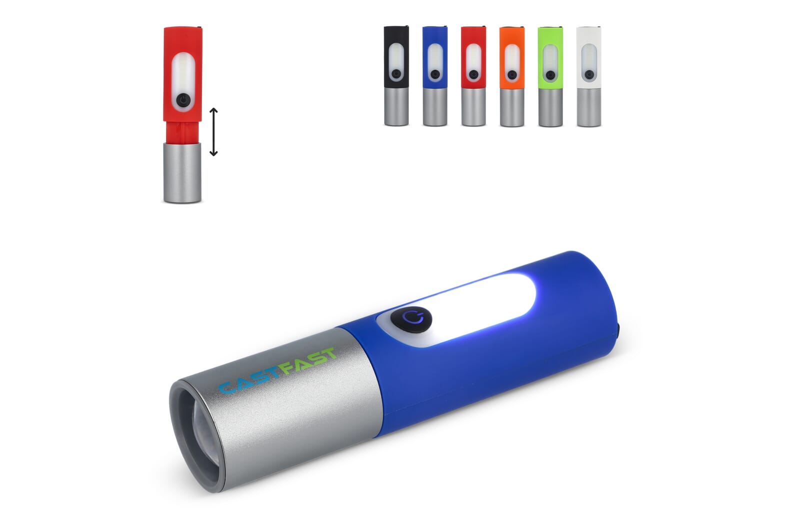 Opladelig LED Lommelygte med Zoomfunktion - Ebbe