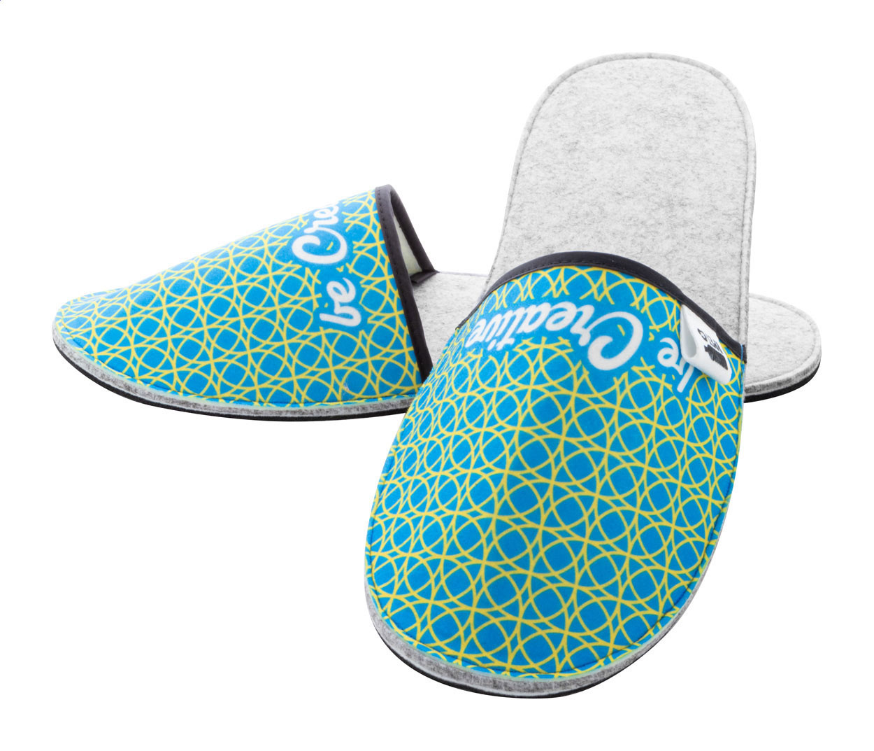 Skræddersyede RPET Filtskridsikre Tøfler - Frederikke