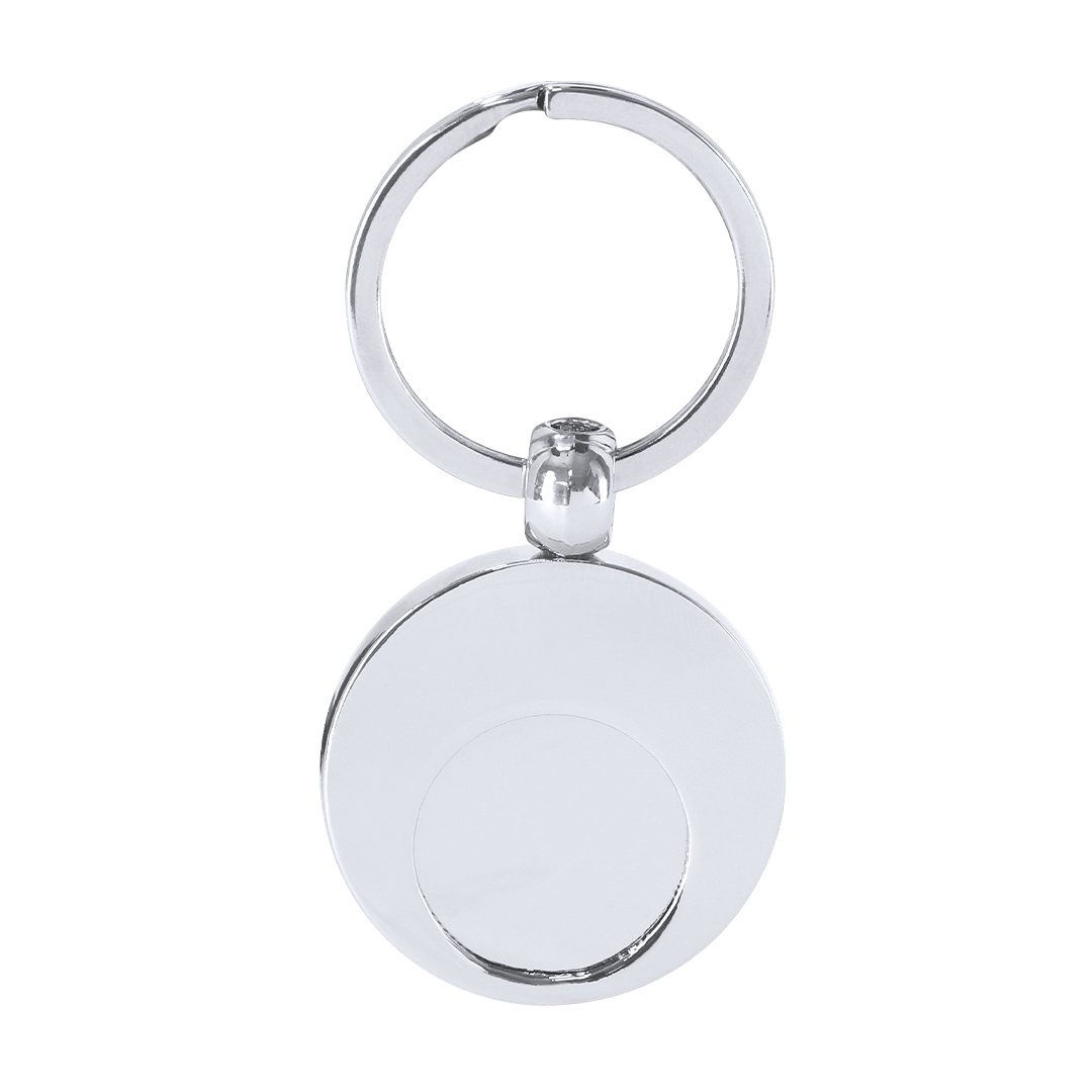 Nøglering Mønt Fiks - Line trykt med logo