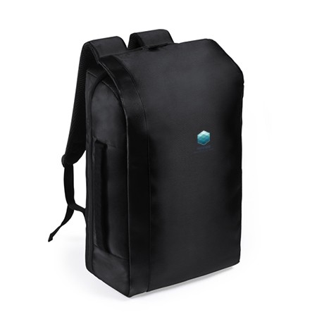 Elegant polyester rygsæk med PU læder detaljer - Frederik