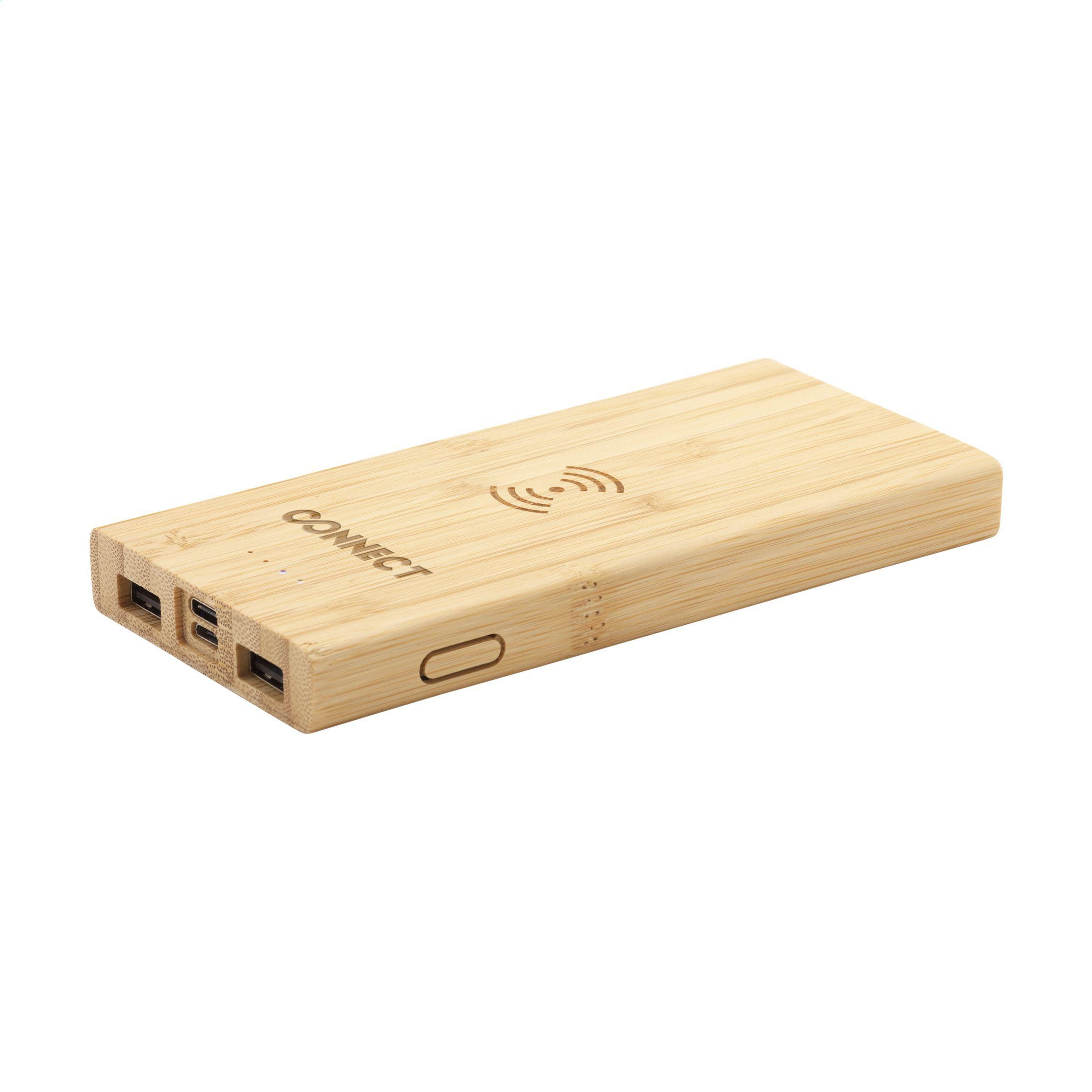 Bamboo 8000 trådløs Powerbank oplader